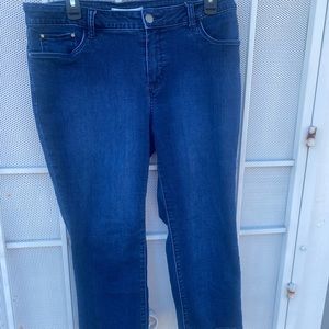 Croft & Barrows women’s 12 good stretch capri premium Denim Jeans W34”XL22